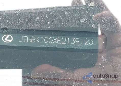 2014 Lexus Es 350 z USA, uszkodzony, nr VIN JTHBK1GGXE2139123